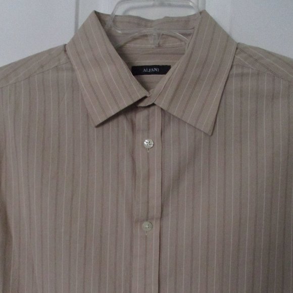 Alfani Mens Number Print Shirt Navy Size Small 1